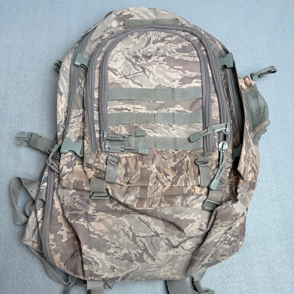 Military Tactical Digital Tiger Stripe Camo Backpack MOLLE Assault Pack Bag